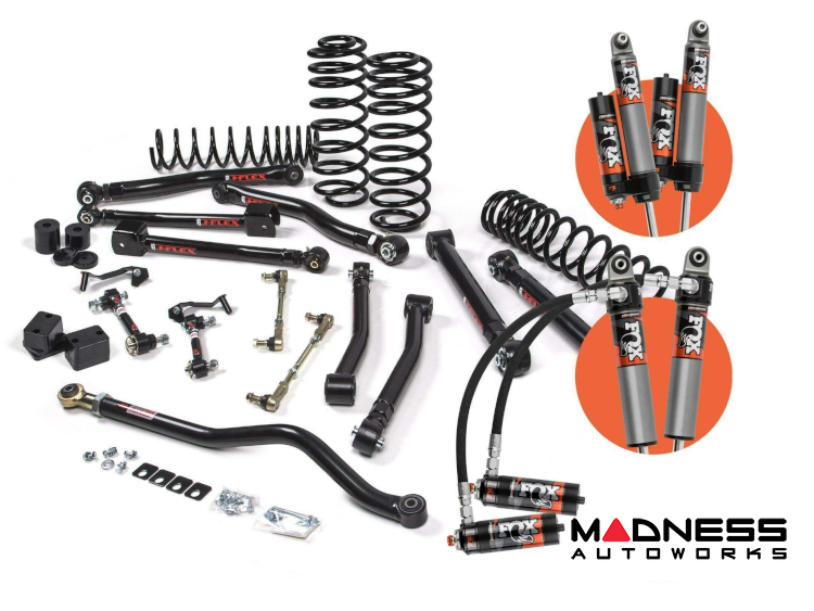 Jeep Wrangler JL Lift Kit - FOX - 3.0 Factory Bypass - `18-`25